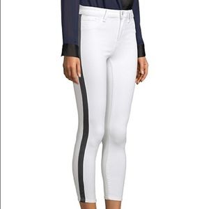 L’agence Margot Tuxedo Stripe Skinny Jeans